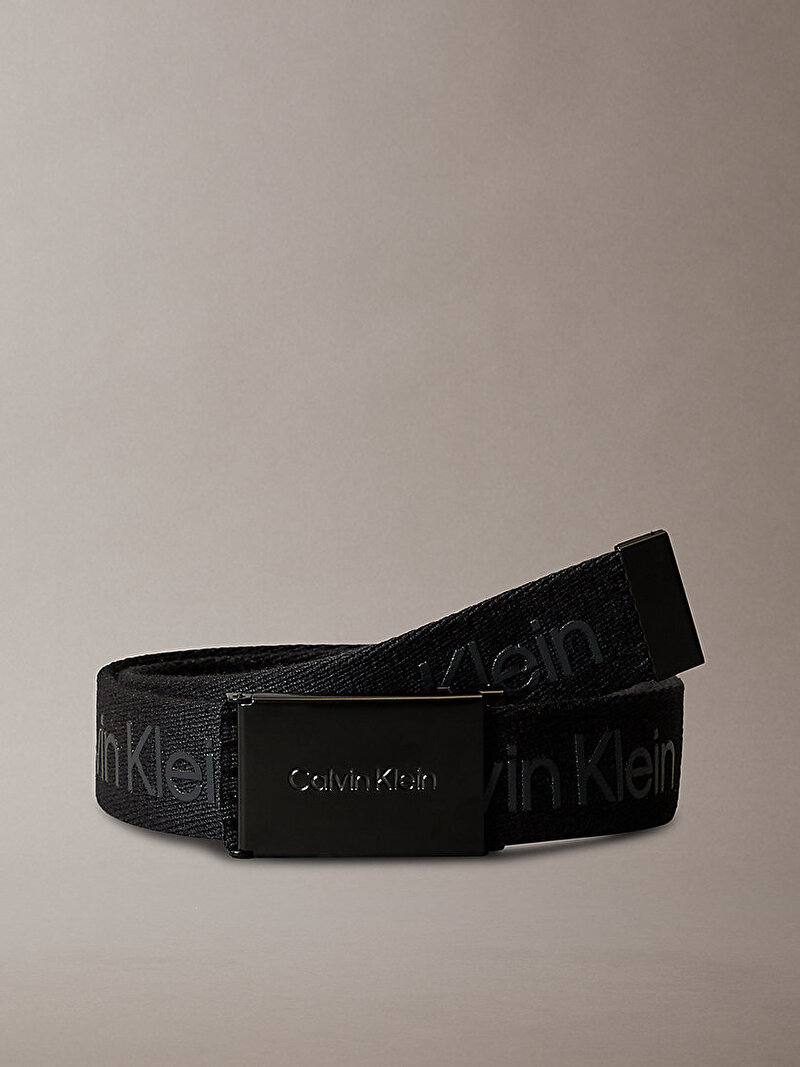 Çocuk Unisex Calvin Logo Canvas Kemer