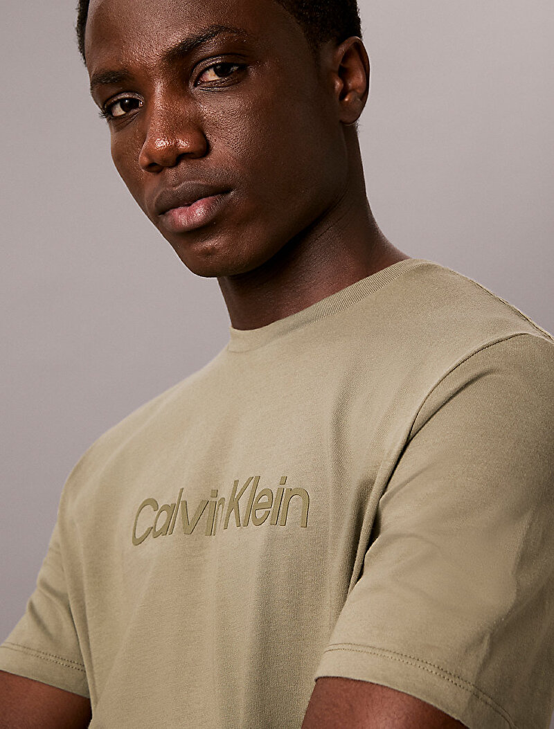 Calvin Klein Yeşil Renkli Erkek 30s Eu T-shirt