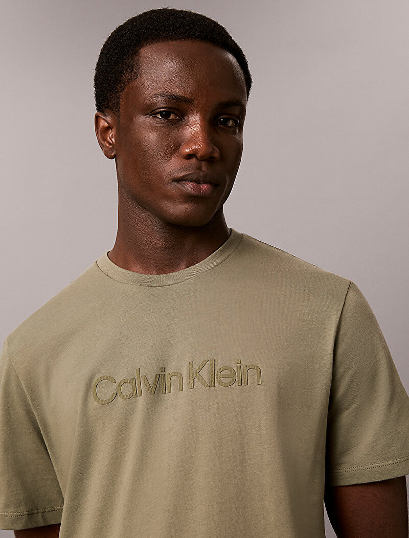 Calvin Klein Yeşil Renkli Erkek 30s Eu T-shirt