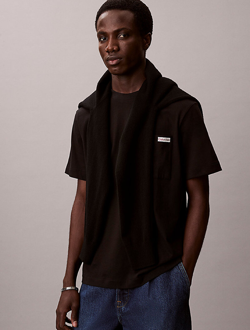 Calvin Klein Siyah Renkli Erkek 20s Jersey T-shirt