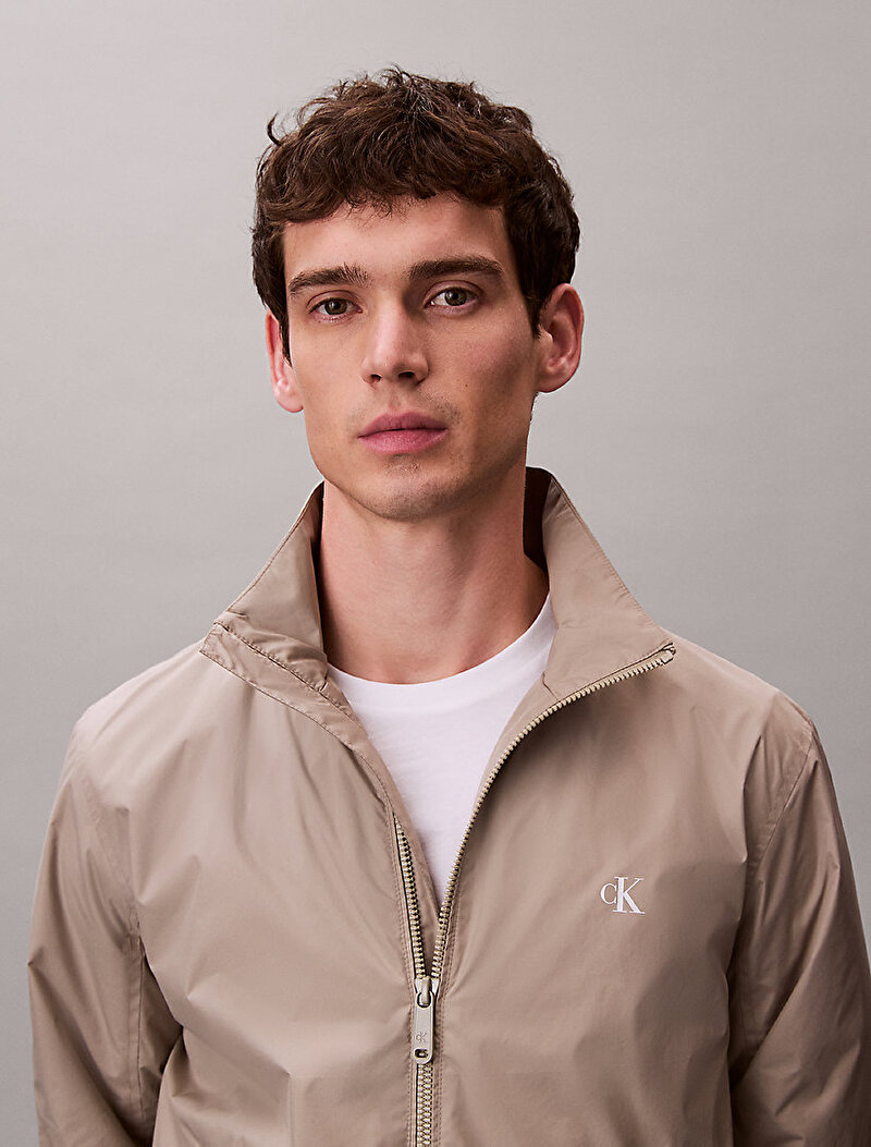 Calvin Klein Bej Renkli Erkek Unfilled Naylon Ceket