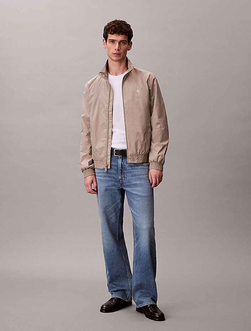 Calvin Klein Bej Renkli Erkek Unfilled Naylon Ceket