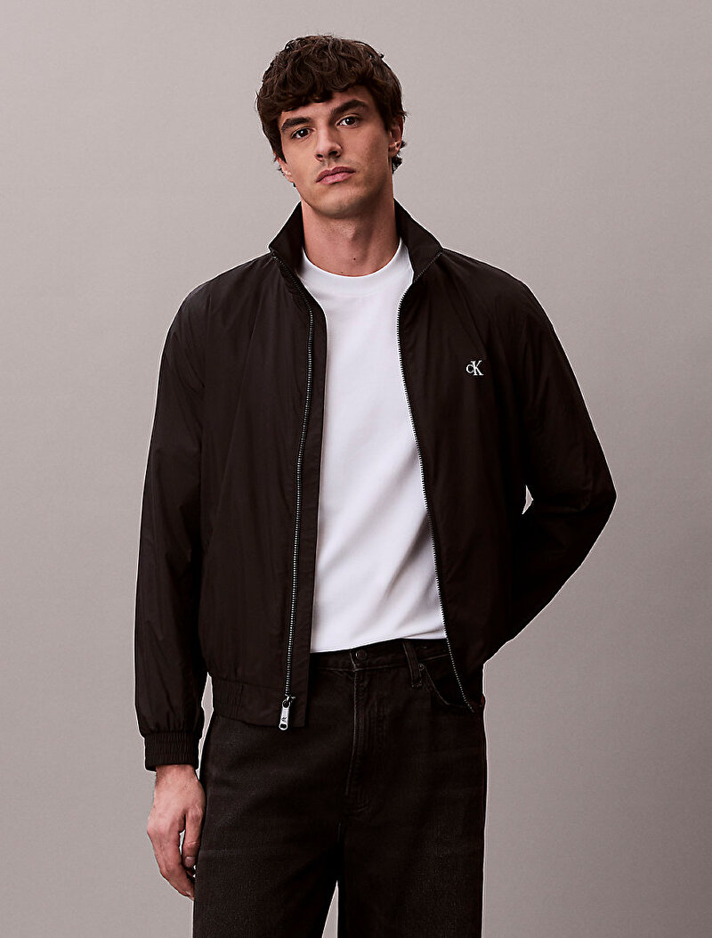 Calvin Klein Siyah Renkli Erkek Unfilled Naylon Ceket