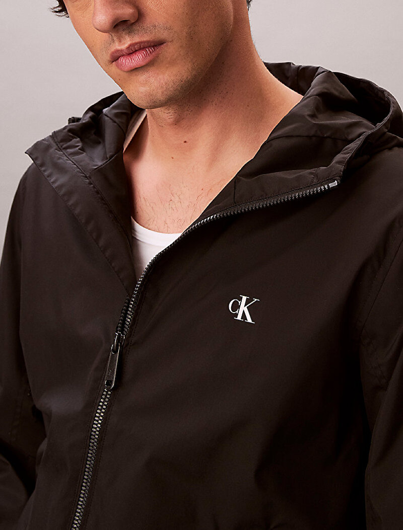 Calvin Klein Siyah Renkli Erkek Unfilled Naylon Ceket