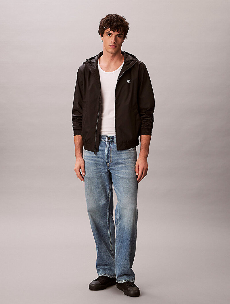 Calvin Klein Siyah Renkli Erkek Unfilled Naylon Ceket