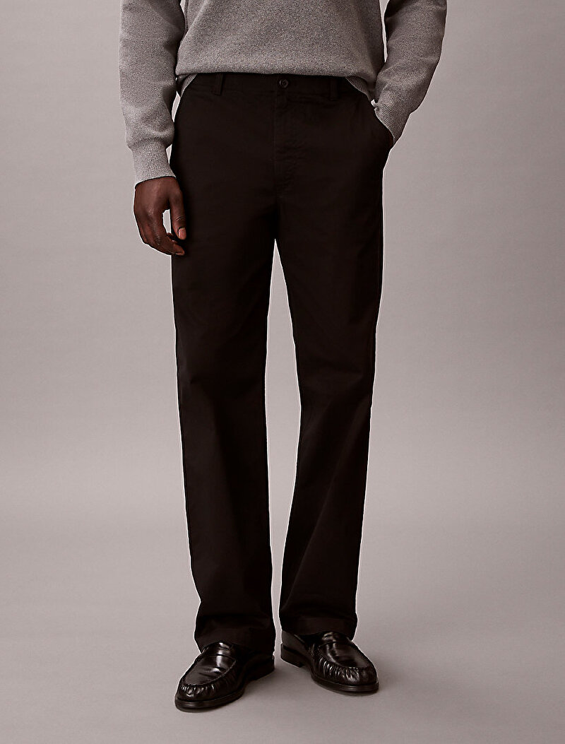 Calvin Klein Siyah Renkli Erkek 90s Straight Comfort Pantolon
