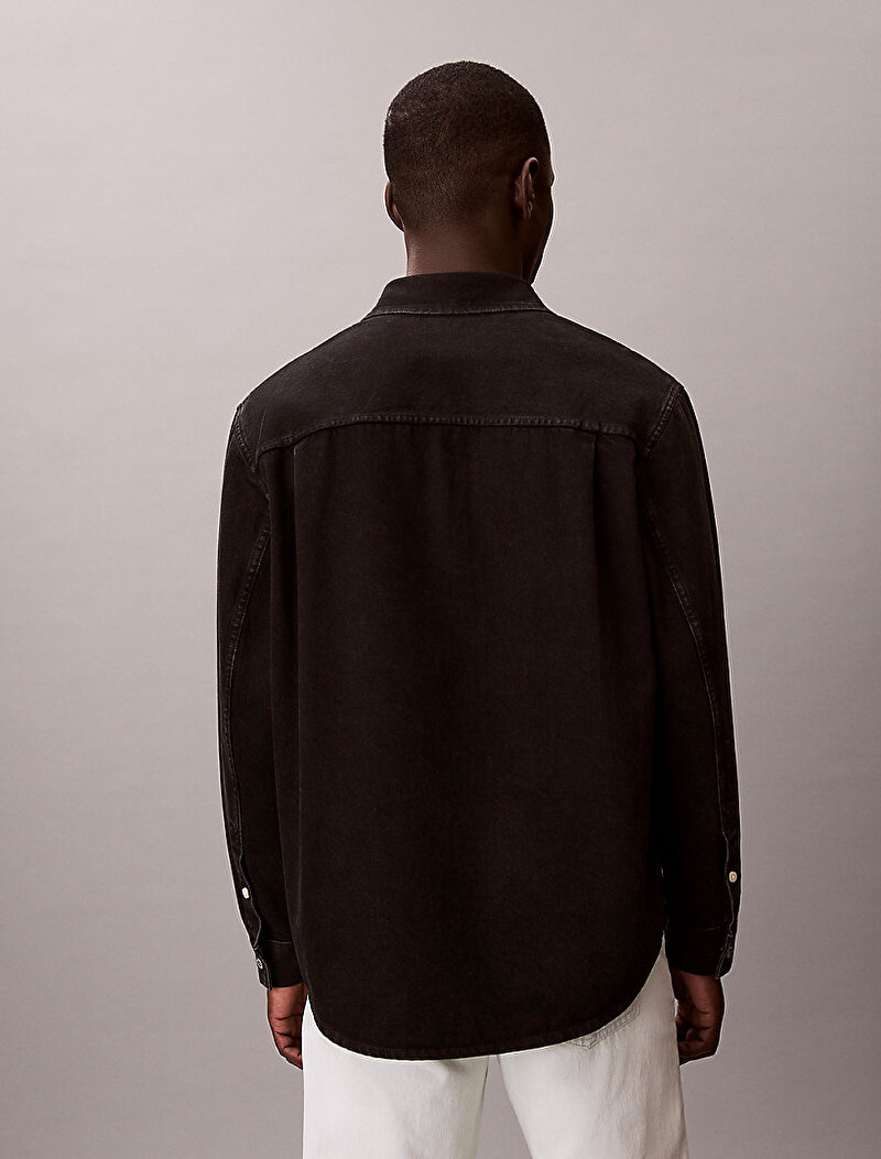 Calvin Klein Siyah Renkli Erkek 90s Jackson Gömlek