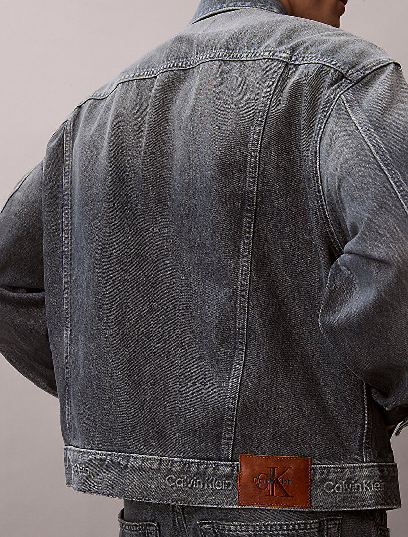 Calvin Klein Mavi Renkli Erkek 90s Blue Ash Stone Ceket
