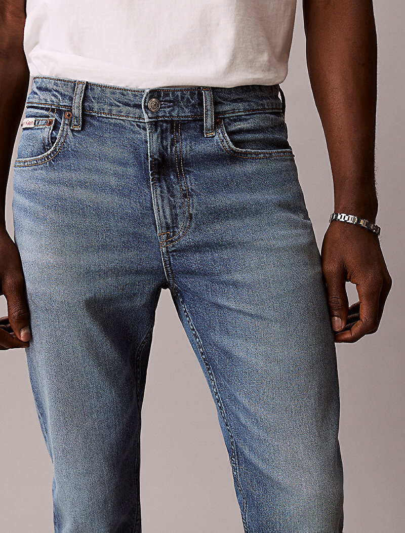 Calvin Klein Mavi Renkli Erkek Slim Taper Blue Tide Jean Pantolon