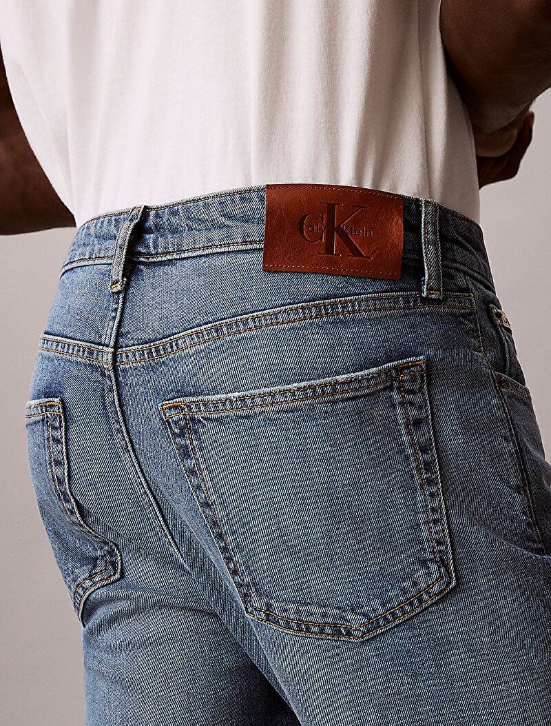 Calvin Klein Mavi Renkli Erkek Slim Taper Blue Tide Jean Pantolon