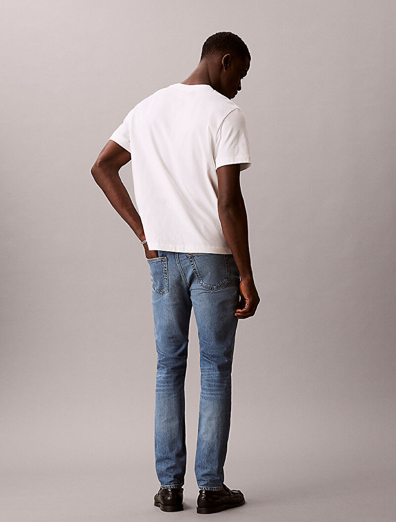 Calvin Klein Mavi Renkli Erkek Slim Taper Blue Tide Jean Pantolon