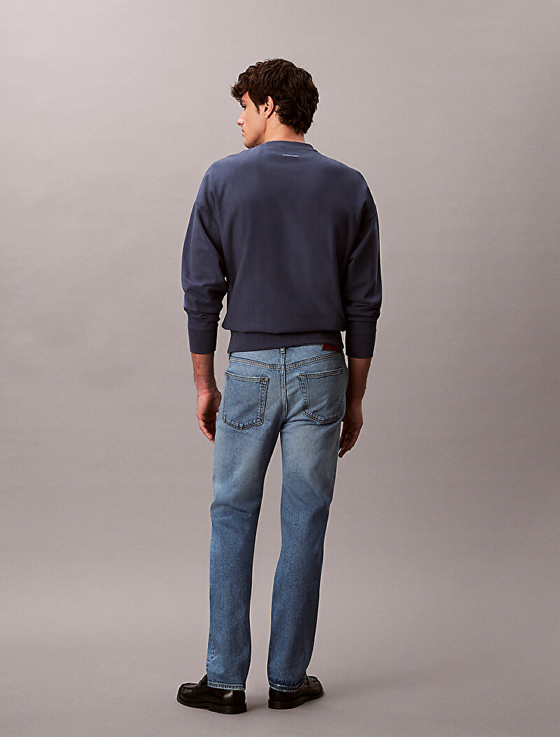 Calvin Klein Lacivert Renkli Erkek Standard Straight Jean Pantolon