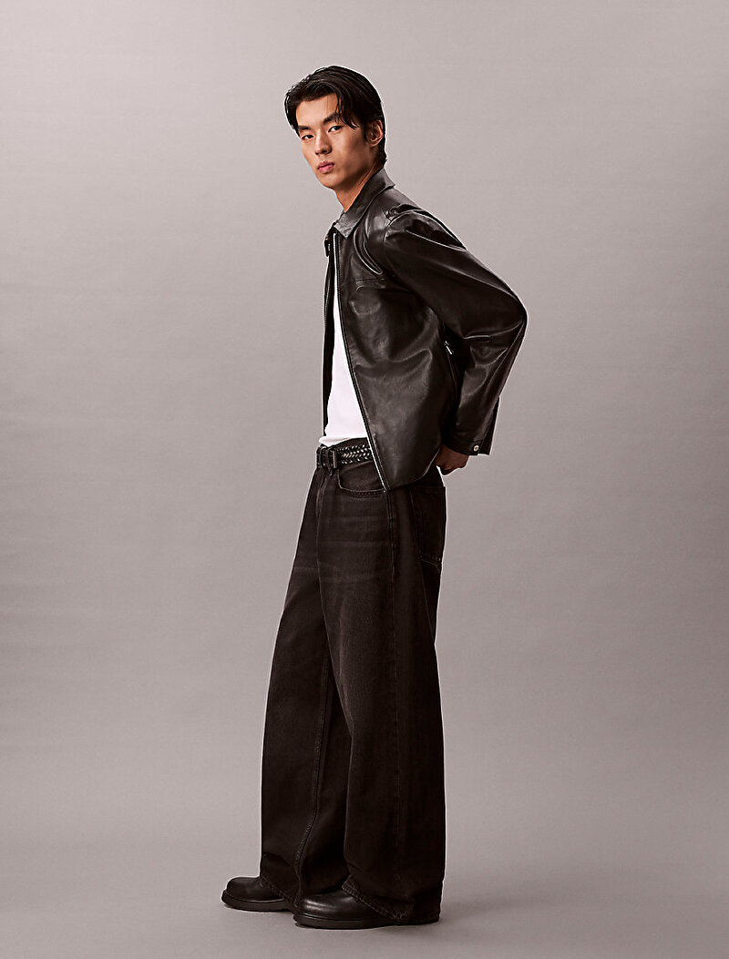 Calvin Klein Siyah Renkli Erkek Baggy Avery Black Jean Pantolon