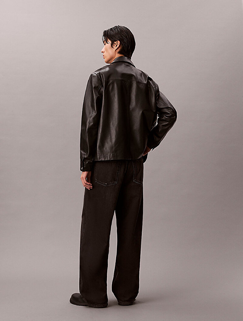 Calvin Klein Siyah Renkli Erkek Baggy Avery Black Jean Pantolon