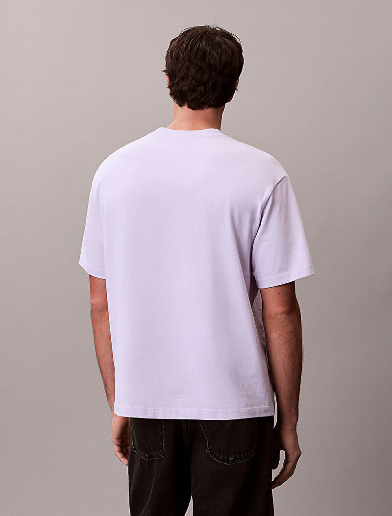 Calvin Klein Mor Renkli Erkek 16s Elevatd Mono T-shirt