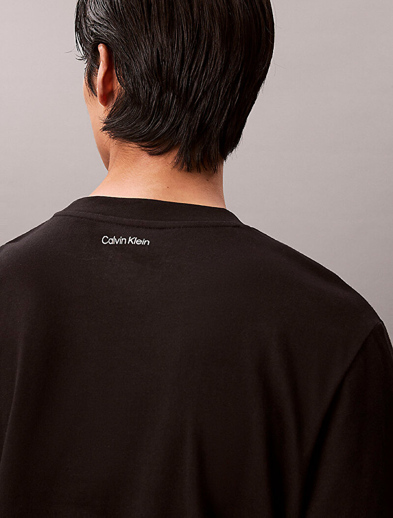 Calvin Klein Siyah Renkli Erkek 20s March Graphic T-shirt