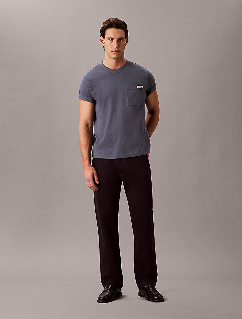 Calvin Klein Siyah Renkli Erkek Standard Straight Jean Pantolon