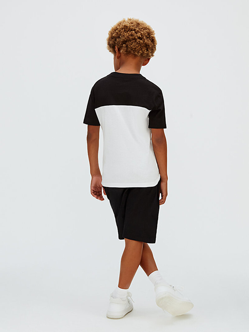 Calvin Klein Siyah Renkli Erkek Çocuk Colorblock T-shirt