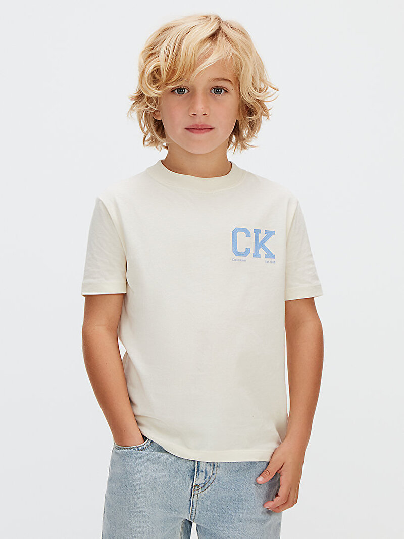 Calvin Klein Çok renkli Renkli Erkek Çocuk Chest Logo T-shirt