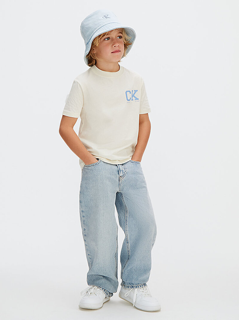 Calvin Klein Çok renkli Renkli Erkek Çocuk Chest Logo T-shirt