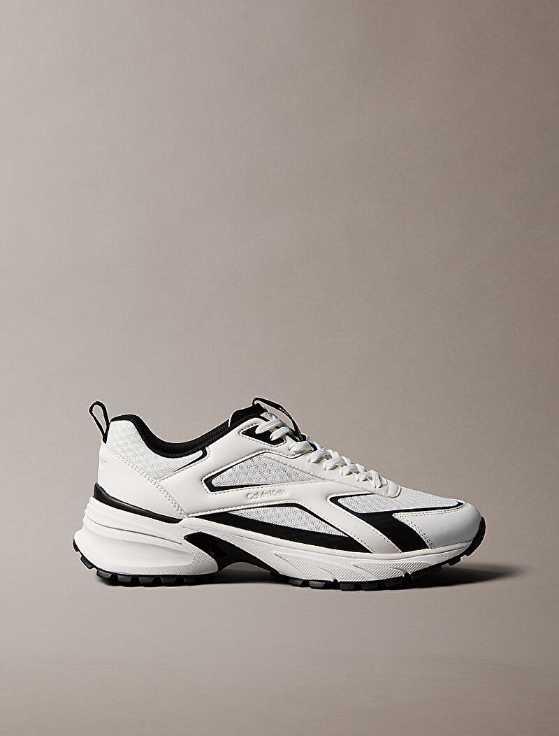 Calvin Klein Beyaz Renkli Erkek Hike Runner Laceup Sneaker