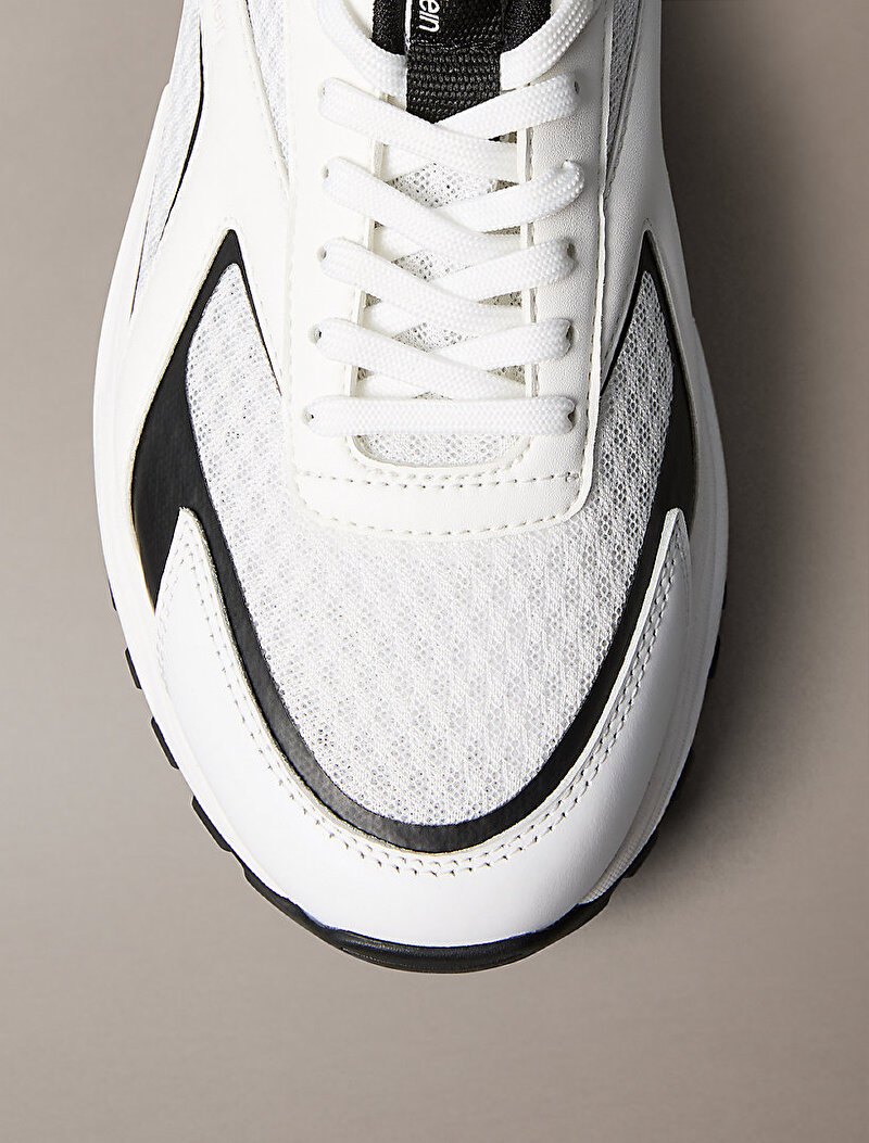 Calvin Klein Beyaz Renkli Erkek Hike Runner Laceup Sneaker