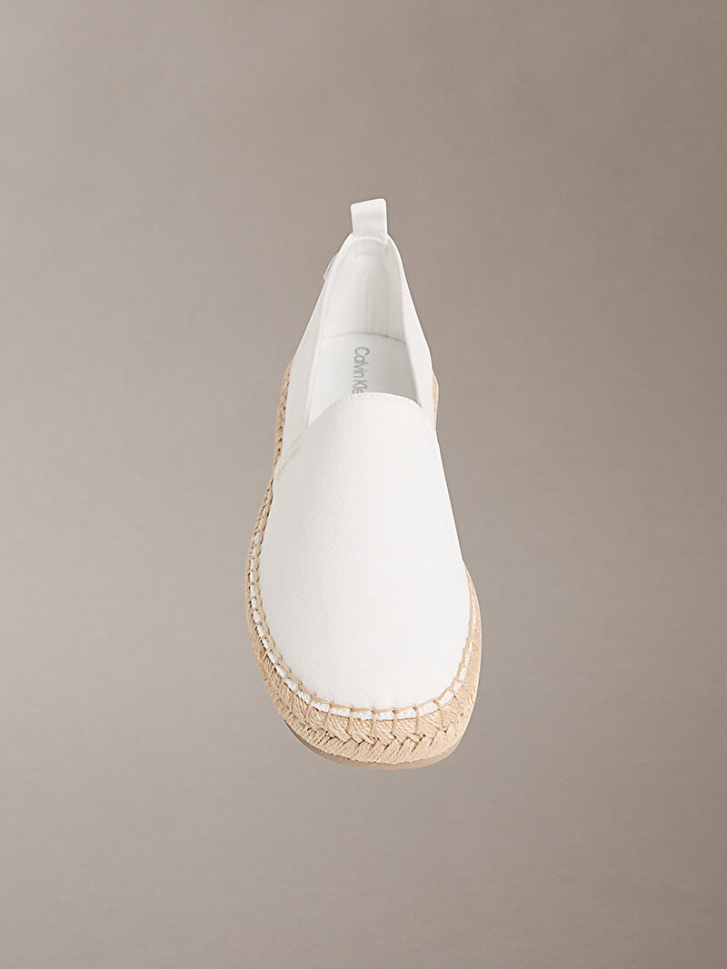 Calvin Klein Beyaz Renkli Kadın Oblique Espadril