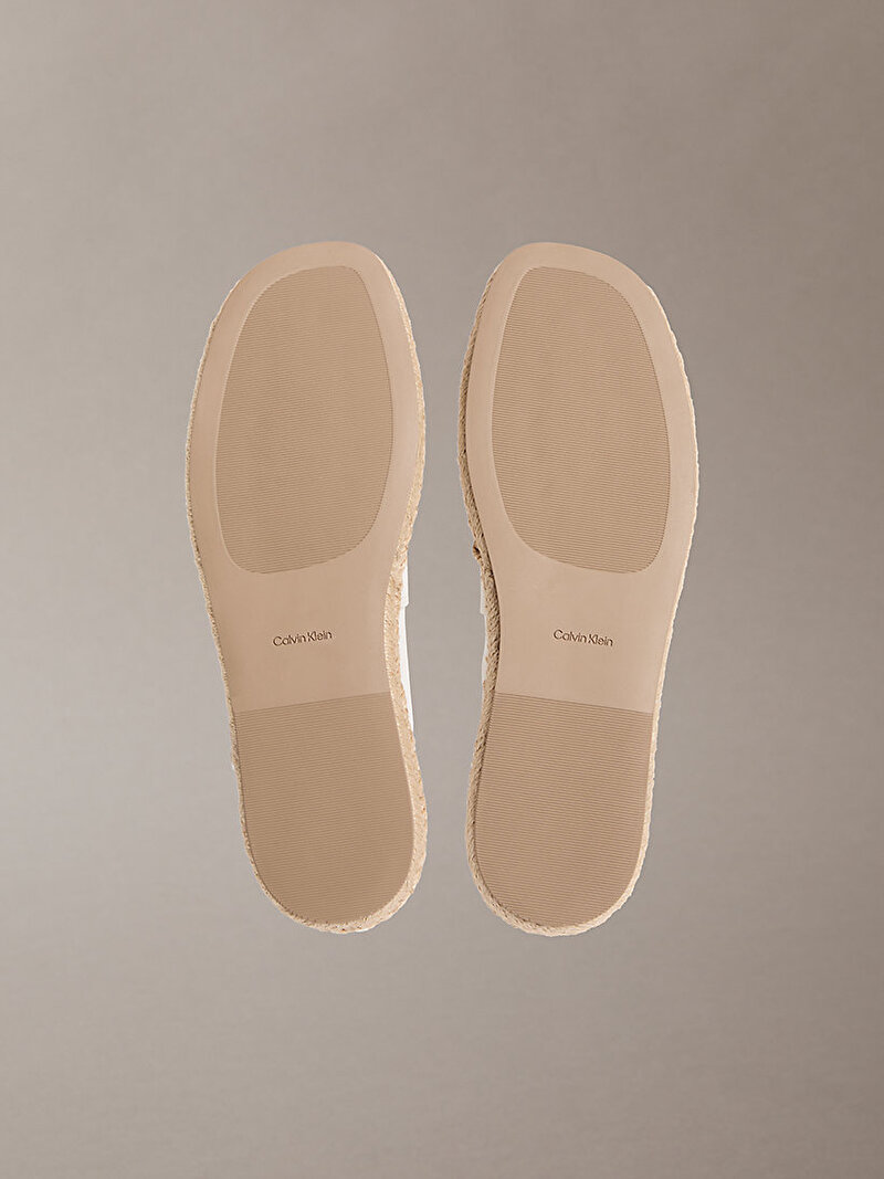 Calvin Klein Beyaz Renkli Kadın Oblique Espadril