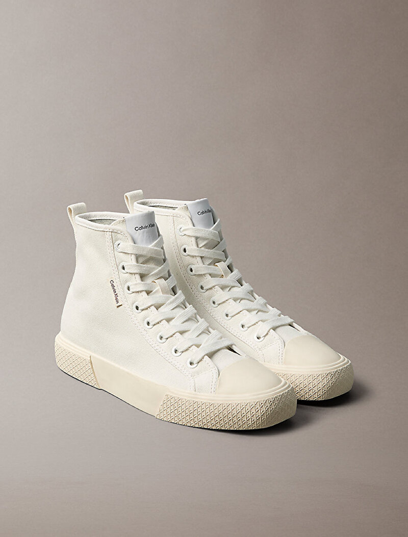 Calvin Klein Beyaz Renkli Kadın Vulcanic High Top Sneaker