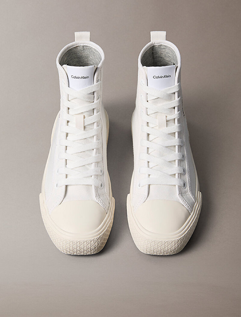Calvin Klein Beyaz Renkli Kadın Vulcanic High Top Sneaker