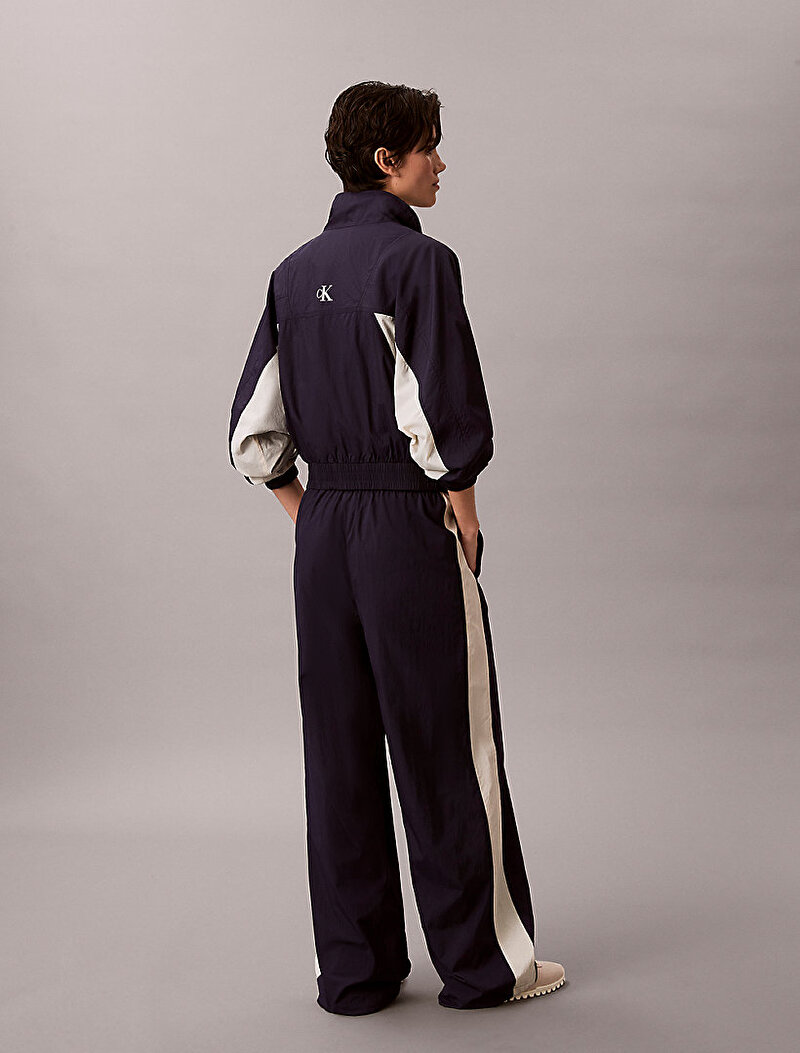 Calvin Klein Mavi Renkli Kadın Naylon Casual Pantolon