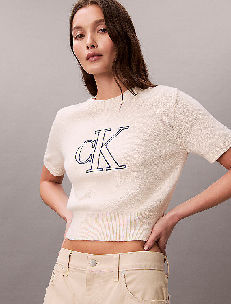 Calvin Klein Çok renkli Renkli Kadın Logo Kazak