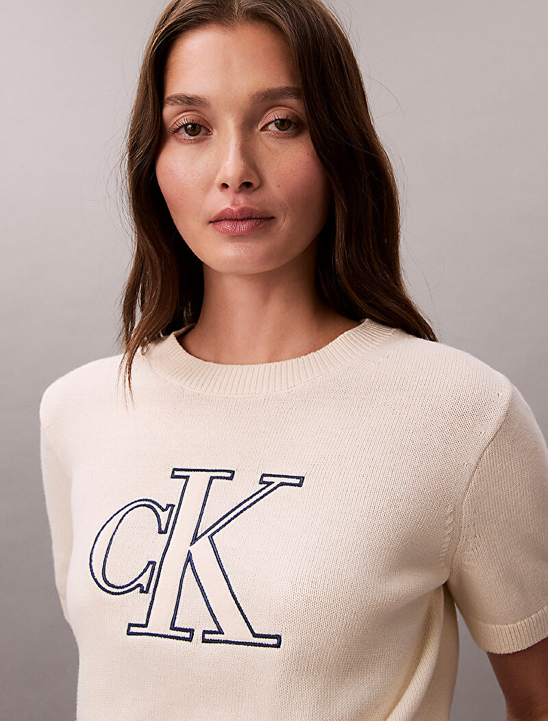 Calvin Klein Çok renkli Renkli Kadın Logo Kazak