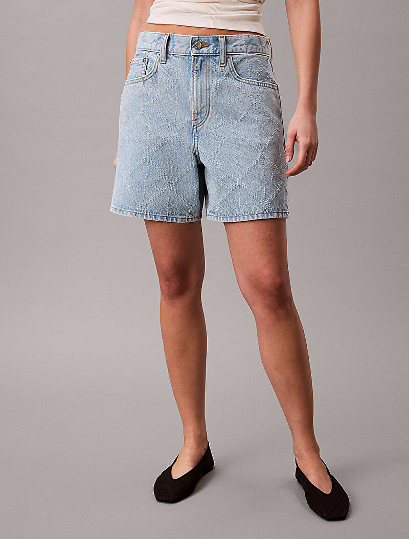 Calvin Klein Mavi Renkli Kadın 90s 6 In Şort