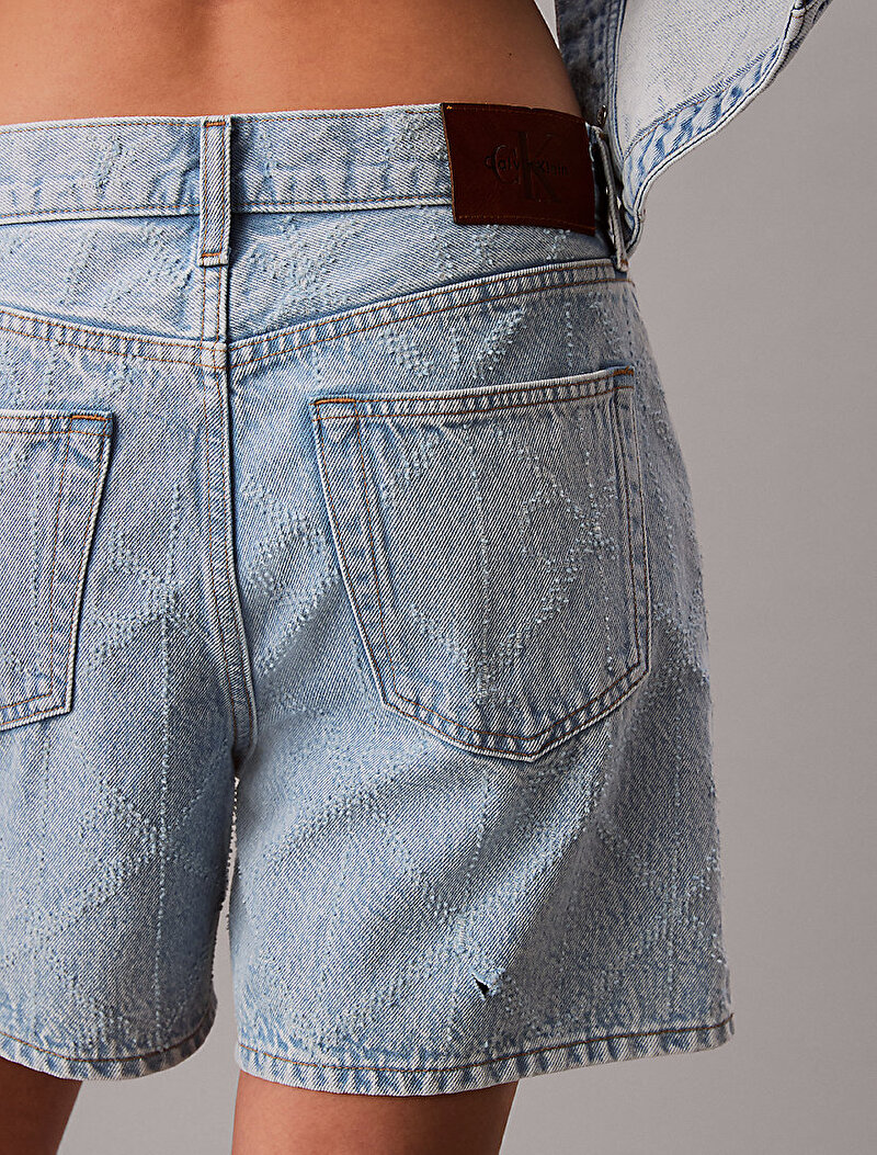 Calvin Klein Mavi Renkli Kadın 90s 6 In Şort