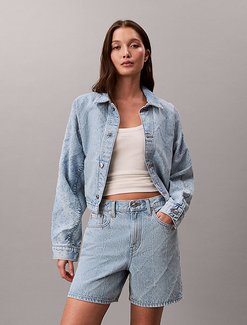 Calvin Klein Mavi Renkli Kadın 90s 6 In Şort