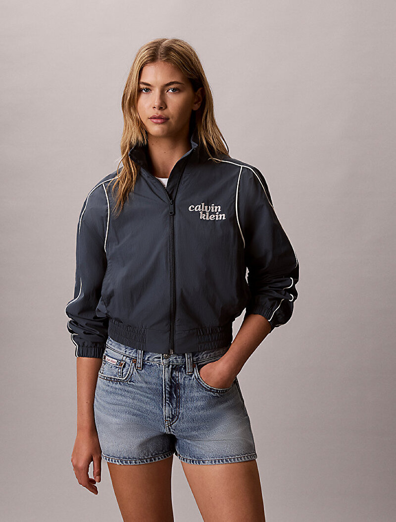 Calvin Klein Mavi Renkli Kadın Archive Mini Şort