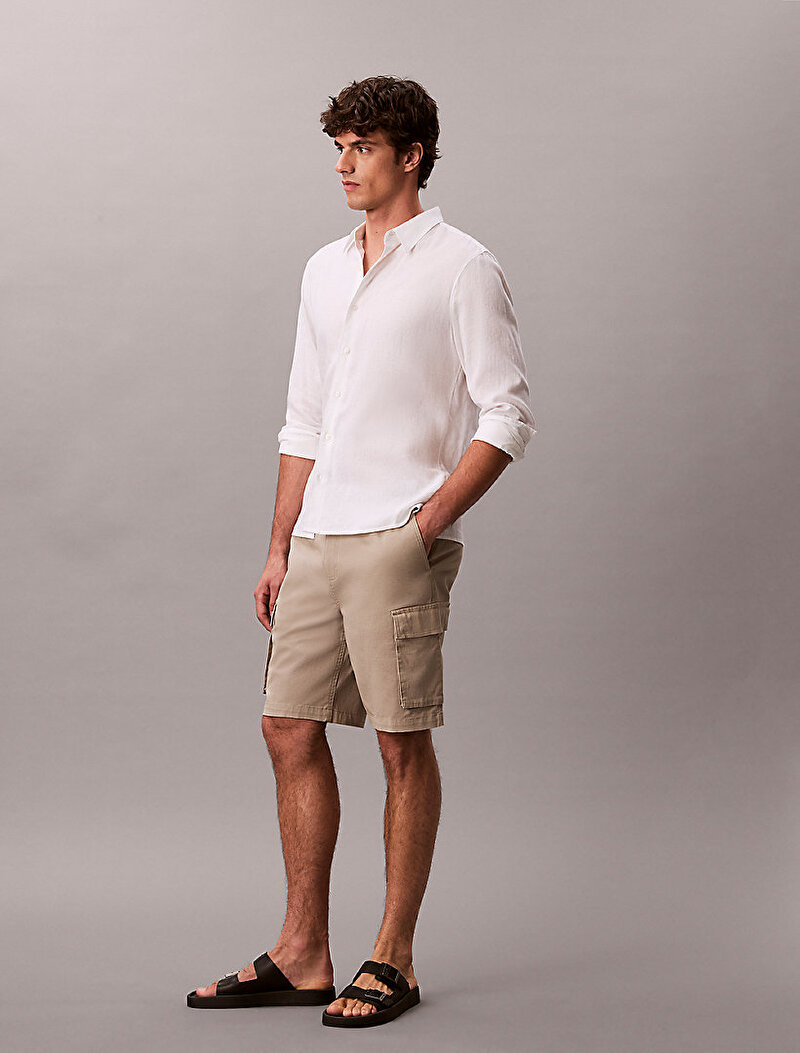 Calvin Klein Bej Renkli Erkek 9 In Cotton Şort