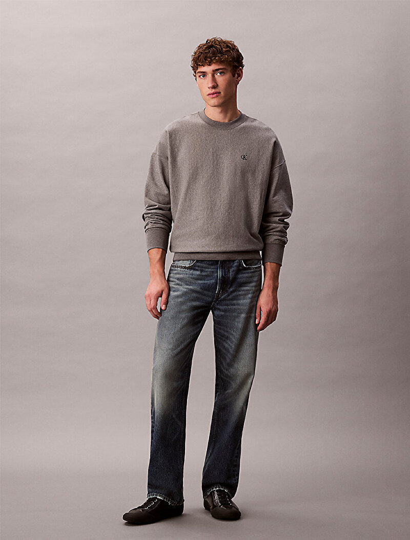 Erkek Premium Terry Monogram Sweatshirt