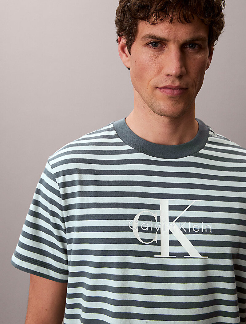 Erkek 20s Stripe Jersey T-shirt