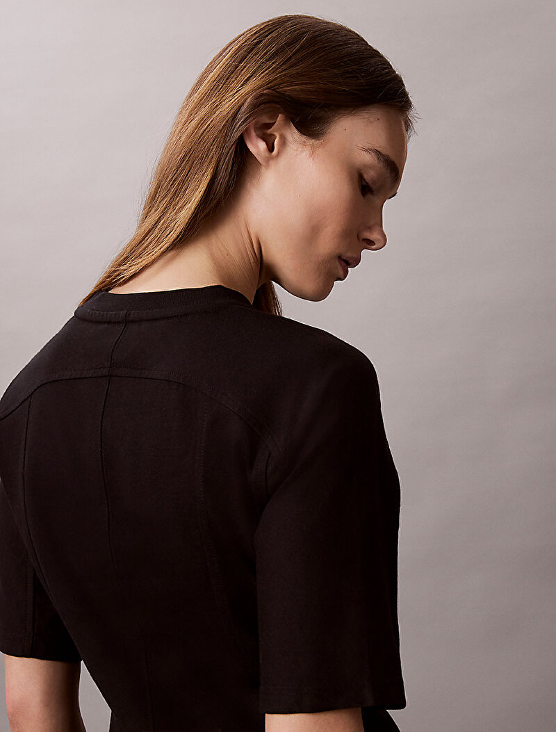 Calvin Klein Siyah Renkli Kadın Elbise