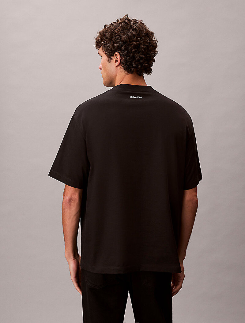 Calvin Klein Siyah Renkli Erkek 16s March Graphic T-shirt
