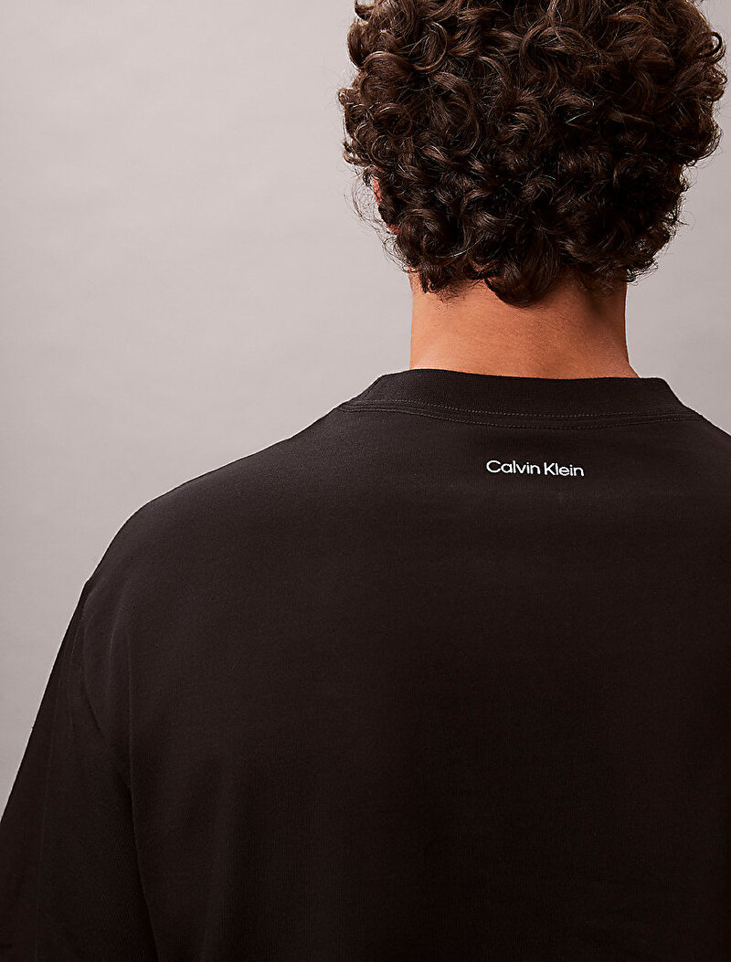 Calvin Klein Siyah Renkli Erkek 16s March Graphic T-shirt