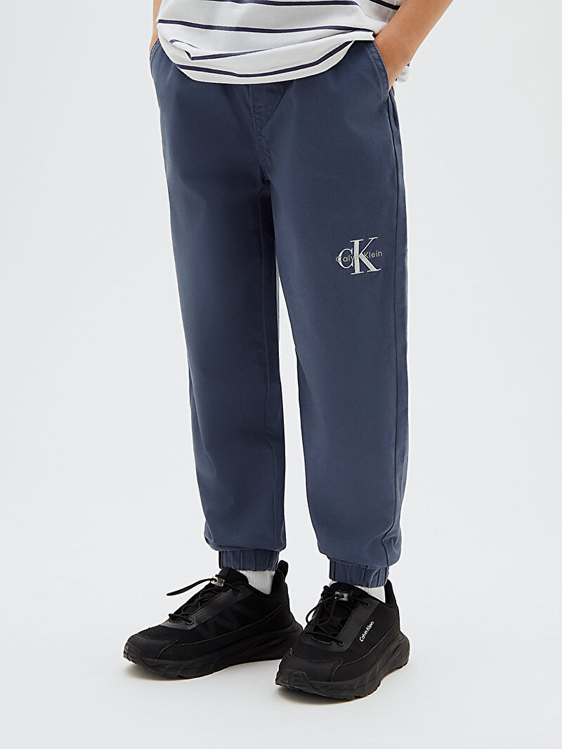Calvin Klein Mavi Renkli Erkek Çocuk Essential Woven Eşofman Altı