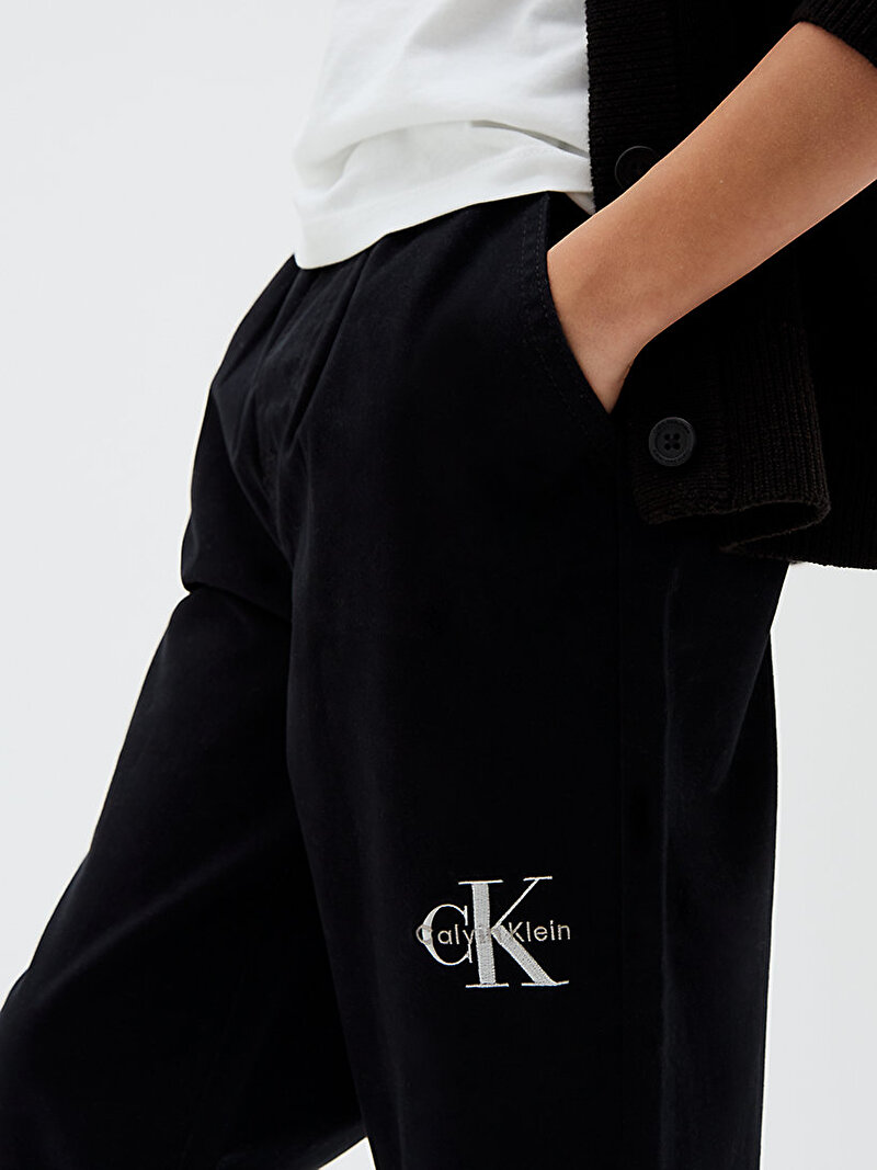 Calvin Klein Siyah Renkli Erkek Çocuk Essential Woven Eşofman Altı