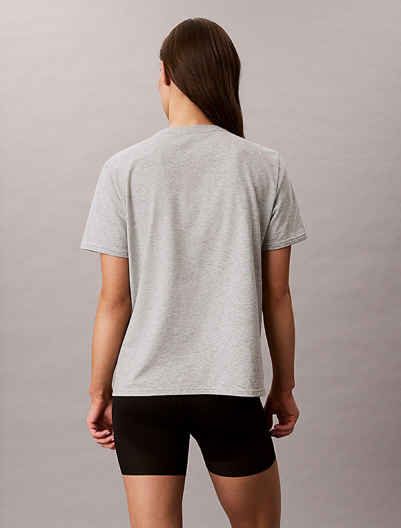 Calvin Klein Gri Renkli Kadın Regular T-shirt