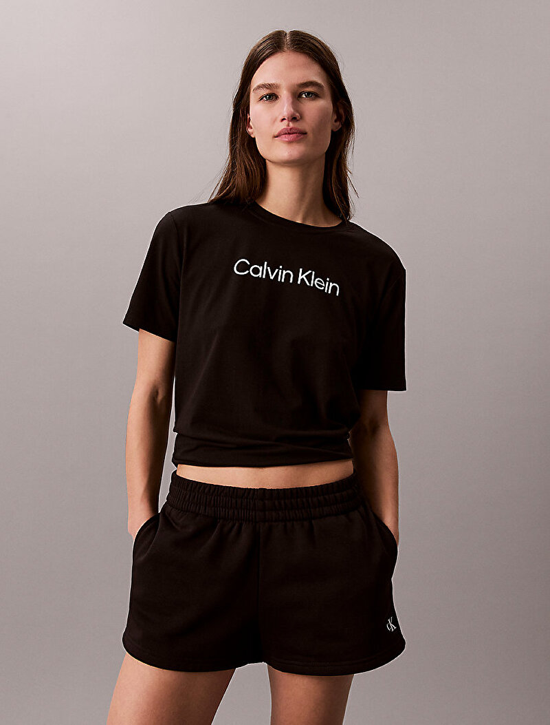Calvin Klein Siyah Renkli Kadın Regular T-shirt