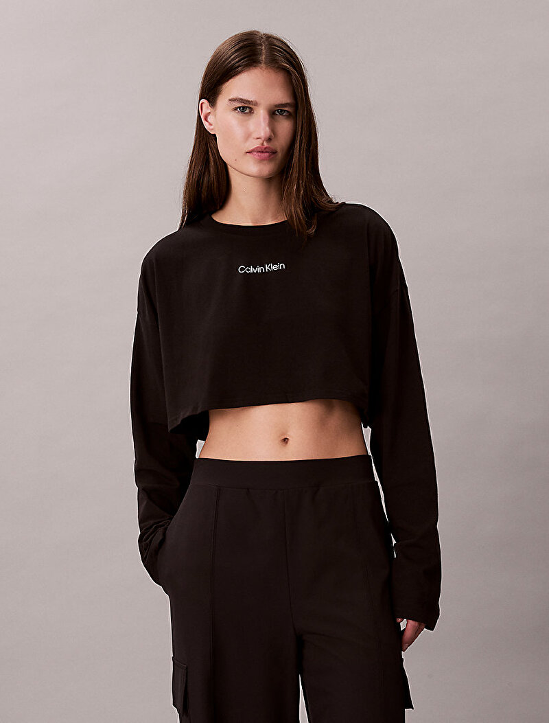 Calvin Klein Siyah Renkli Kadın Commuter Relaxed T-shirt