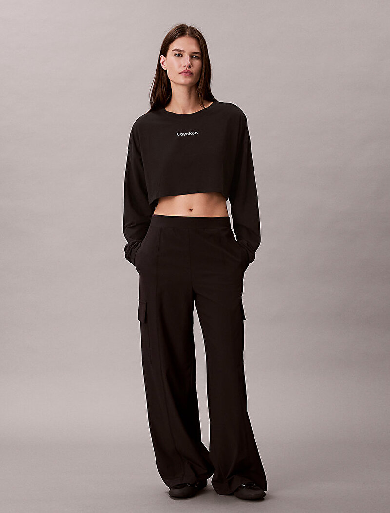 Calvin Klein Siyah Renkli Kadın Commuter Relaxed T-shirt