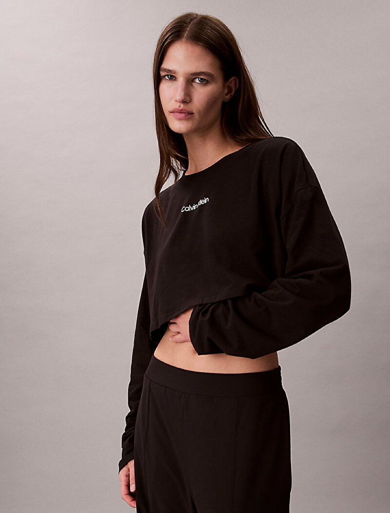 Calvin Klein Siyah Renkli Kadın Commuter Relaxed T-shirt